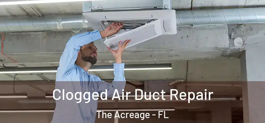  Clogged Air Duct Repair The Acreage - FL